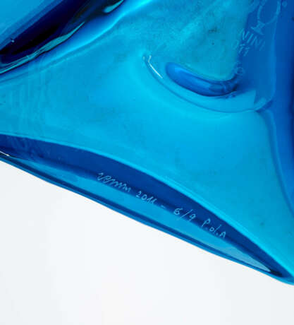 THREE LARGE GLASS VASES "ROSETTA, GHIACCIO, VELATO" - photo 3