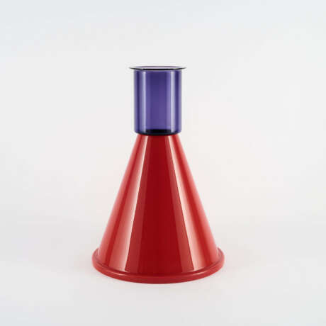 LARGE GLASS VASE 'GOBURAM ROSSO' - photo 2