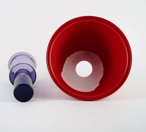 LARGE GLASS VASE 'GOBURAM ROSSO' - photo 8