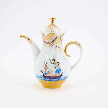 PORCELAIN COFFEE SERVICE DECORATION '1001 NIGHTS' FOR SIX PEOPLE - фото 2