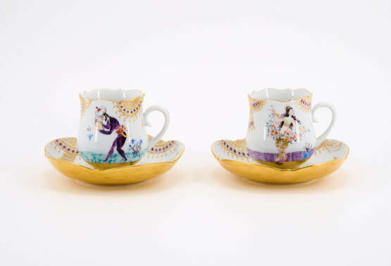 PORCELAIN COFFEE SERVICE DECORATION '1001 NIGHTS' FOR SIX PEOPLE - фото 14