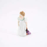 PORCELAIN FIGURINE OF A GIRL WITH PUPPET - photo 1