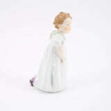 PORCELAIN FIGURINE OF A GIRL WITH PUPPET - photo 4