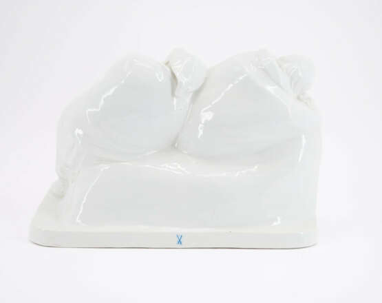 PORCELAIN ENSEMBLE "SLEEPING FARMER COUPLE" - photo 3