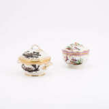 PORCELAIN SUGAR BOWL WITH FOREST BIRDS - photo 1