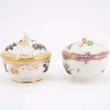 PORCELAIN SUGAR BOWL WITH FOREST BIRDS - photo 2