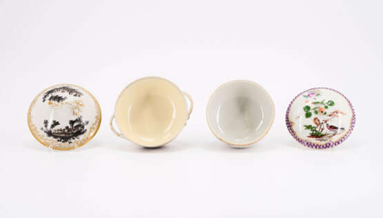 PORCELAIN SUGAR BOWL WITH FOREST BIRDS - photo 6