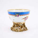 PORCELAIN SLOP BOWL WITH FLOWERS - photo 4