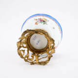 PORCELAIN SLOP BOWL WITH FLOWERS - photo 8