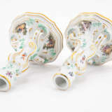 PORCELAIN COFFEE SERVICE FOR 12 WITH COLOURFUL COTTON WOOL SCENE - photo 15