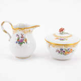 PORCELAIN COFFEE SERVICE FOR 12 WITH COLOURFUL COTTON WOOL SCENE - photo 18