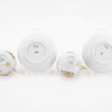 PORCELAIN COFFEE SERVICE FOR 12 WITH COLOURFUL COTTON WOOL SCENE - photo 4
