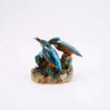 PORCELAIN MEISSEN ENSEMBLE KINGFISHERS - photo 1