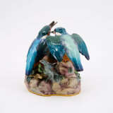 PORCELAIN MEISSEN ENSEMBLE KINGFISHERS - photo 2