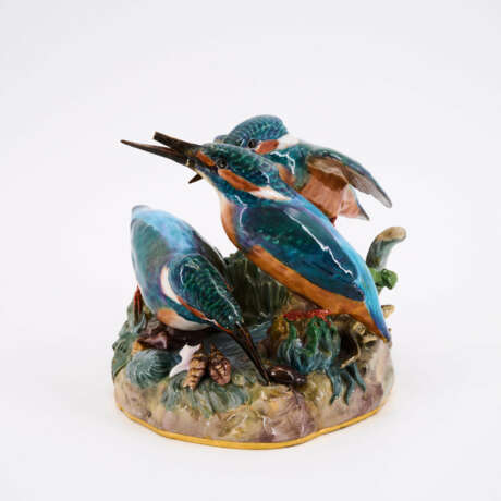 PORCELAIN MEISSEN ENSEMBLE KINGFISHERS - photo 5