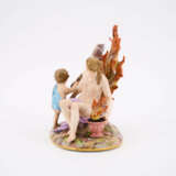 PORCELAIN ALLEGORY OF FIRE WITH VENUS AND PUTTO - photo 3