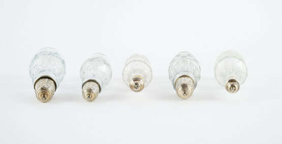 SILVER AND CRYSTAL GEORGE II VINEGAR AND OIL CRUET - фото 7