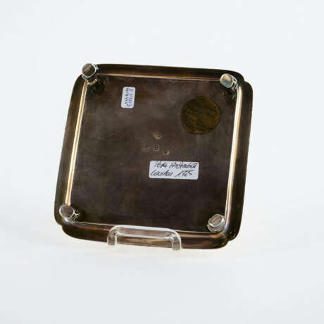SMALL SQUARE SILVER GEORGE I SALVER - photo 7
