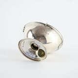 FOOTED SILVER GEORGE III SUGAR BOWL WITH HINGED HANDLES - photo 7