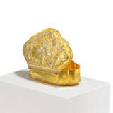 SILVER TABATIERE IN CARTOUCHE FORM WITH BLOSSOM RELIEF - photo 1