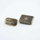 TWO SILVER CIGARETTE CASES WITH NIELLO DECOR - photo 1
