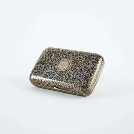TWO SILVER CIGARETTE CASES WITH NIELLO DECOR - photo 2