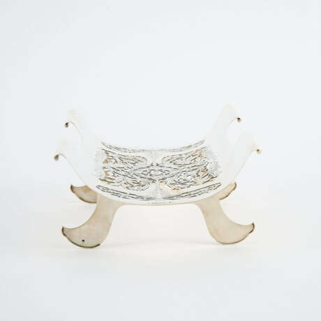 SILVER SERVING BOWL FOR ASPARAGUS - photo 4