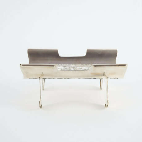 SILVER SERVING BOWL FOR ASPARAGUS - photo 5