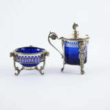 SILVER SALIERE AND MUSTARD GLASS - photo 4