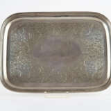 LARGE SILVER COFFEE AND TEA SERVICE WITH FINELY ENGRAVED FLOWER TENDRILS - photo 12