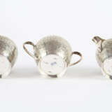 LARGE SILVER COFFEE AND TEA SERVICE WITH FINELY ENGRAVED FLOWER TENDRILS - photo 18