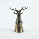 SILVER STIRRUP CUP WITH STAG'S HEAD - фото 5