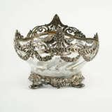 LARGE CRYSTAL FOOTED BOWL WITH ELABORATE MOUNTING - photo 4