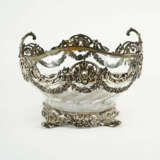 LARGE CRYSTAL FOOTED BOWL WITH ELABORATE MOUNTING - photo 5