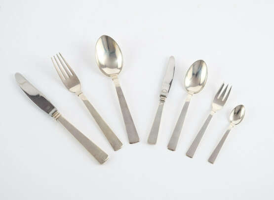 SILVER CUTLERY "NO. 41" FORC SIX PEOPLE - photo 1