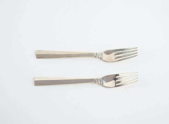 SILVER CUTLERY "NO. 41" FORC SIX PEOPLE - photo 8