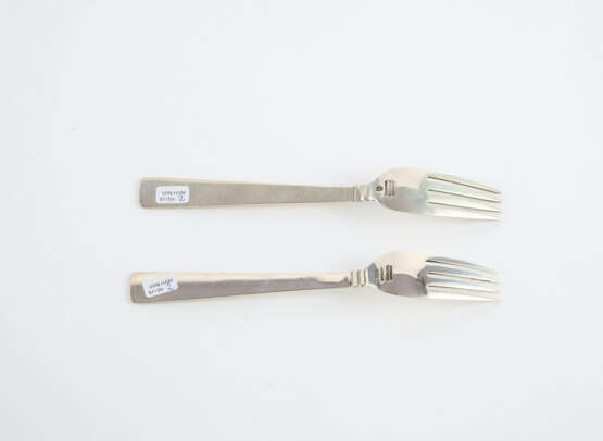 SILVER CUTLERY "NO. 41" FORC SIX PEOPLE - photo 9