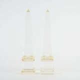 PAIR OF CRYSTAL OBELISKS - photo 4
