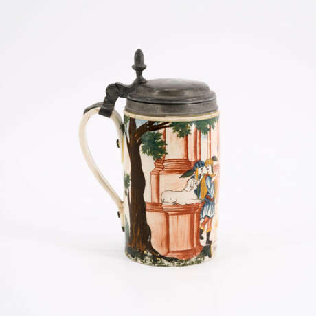 GLASS "WALZENKRUG" TANKARD WITH THE SALE OF JOSEPH TO POTIPHAR (GENESIS 37,36) - photo 4