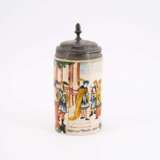 GLASS "WALZENKRUG" TANKARD WITH THE SALE OF JOSEPH TO POTIPHAR (GENESIS 37,36) - photo 5