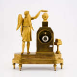 BRONZE PENDULUM WITH BUST OF SOCRATES - photo 3