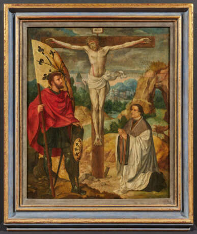 Christ as the Cross with the St Gregory the Moor and a Clerical Donor - фото 2