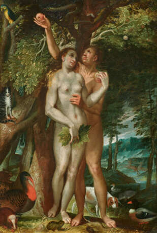 Adam and Eve in the Garden of Paradise at the Tree of Knowledge - фото 4