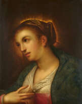 Mary with a Halo