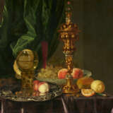 Still Life with Wine Glass, Columbine Cup and Fruit - photo 1