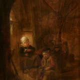 Farmer Family with the Pets in the Barn - photo 1