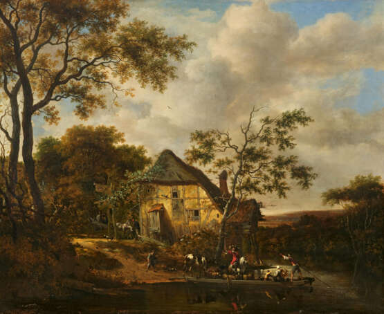Forest Landscape with Ferry - photo 1