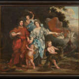 Portrait of a Couple with Hunting Dogs and Cherubs - photo 2