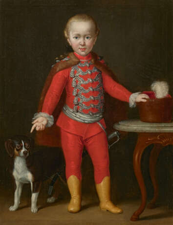 Bildnis des Heinrich Rudolf Boutin (1749-1822) als "Der kleine rote Husar" - Foto 1