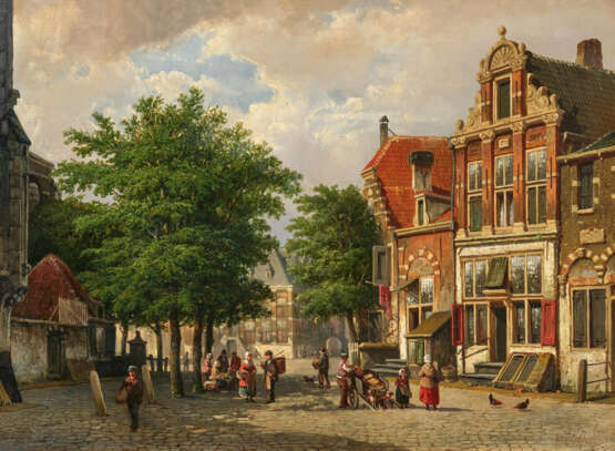On the Church Square in a Small Dutch Town - photo 1